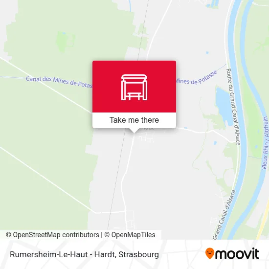 Rumersheim-Le-Haut - Hardt map