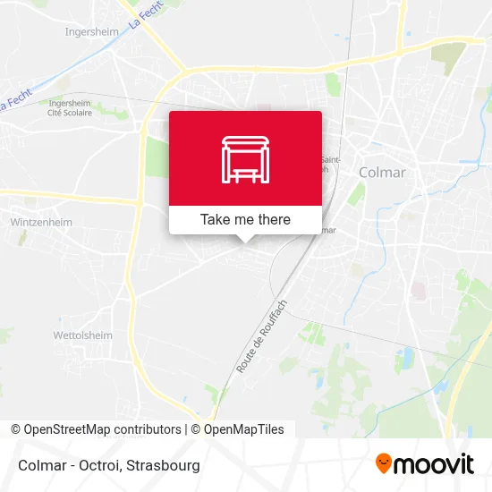 Colmar - Octroi map