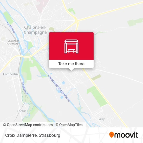 Croix Dampierre map