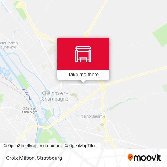 Croix Milson map