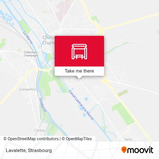 Lavalette map