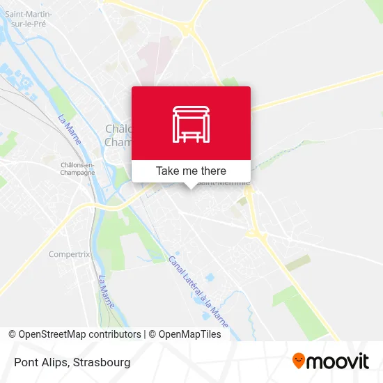 Pont Alips map