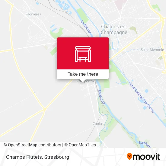 Champs Flutets map