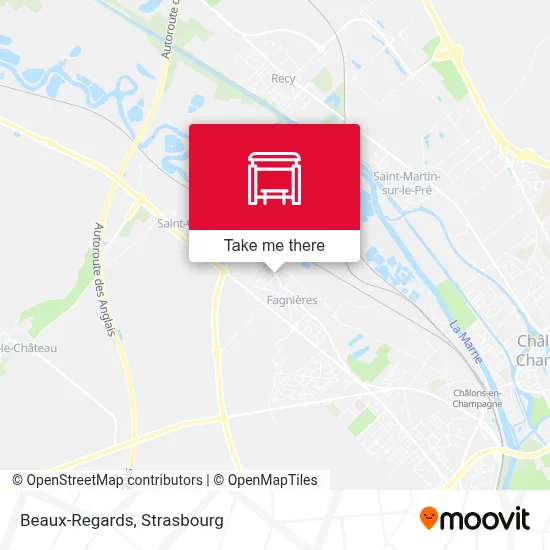 Beaux-Regards map