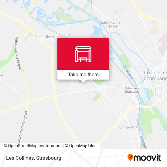 Les Collines map