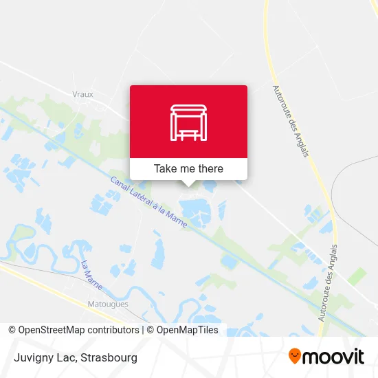 Juvigny Lac map