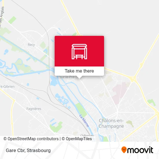 Gare Cbr map
