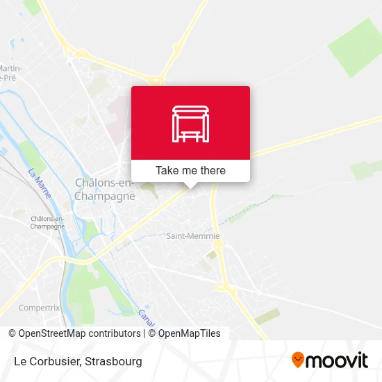 Le Corbusier map