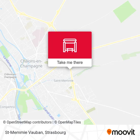 St-Memmie Vauban map