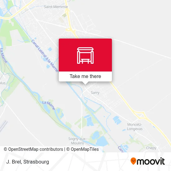 J. Brel map