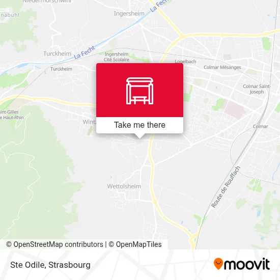 Ste Odile map