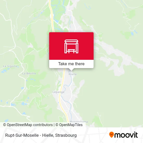 Rupt-Sur-Moselle - Hielle map