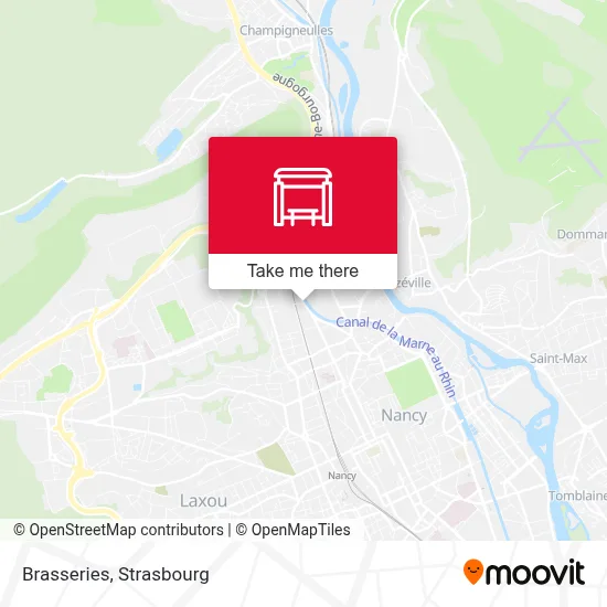 Brasseries map