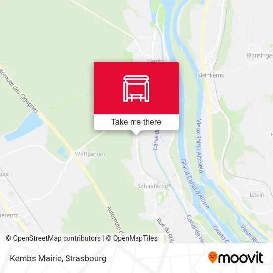 Kembs Mairie map