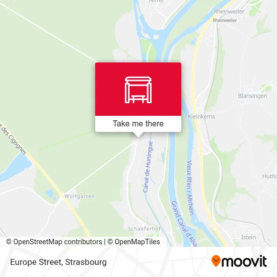Mapa Rue De L'Europe
