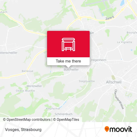 Vosges map