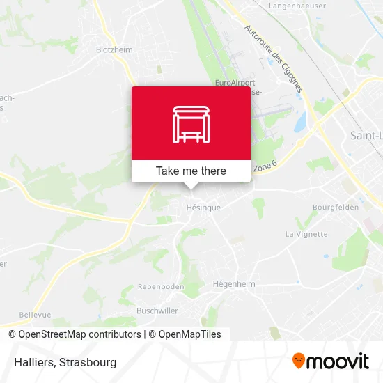 Halliers map