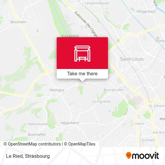 Le Ried map