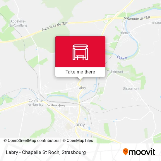Labry - Chapelle St Roch map