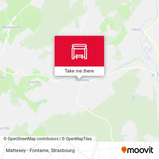 Mattexey - Fontaine map