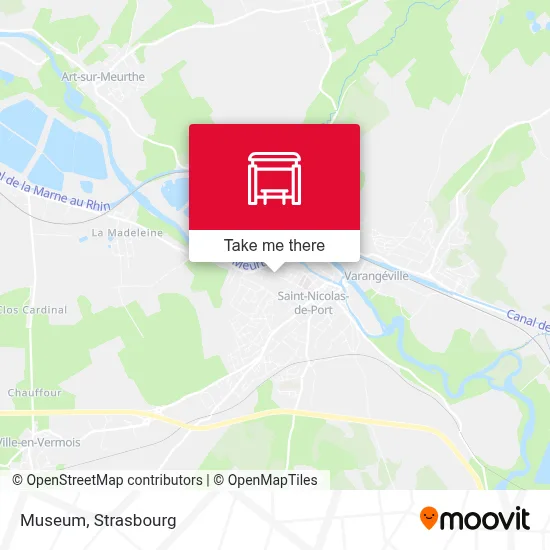 Musée map