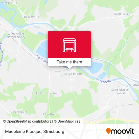 Madeleine Kiosque map