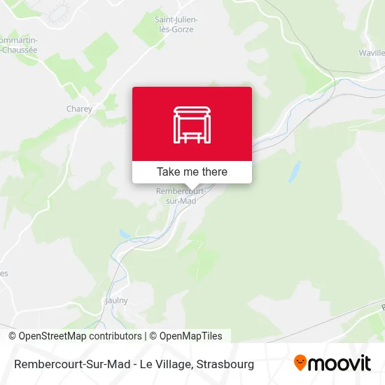 Rembercourt-Sur-Mad - Le Village map