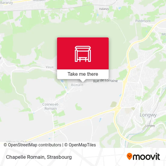 Chapelle Romain map