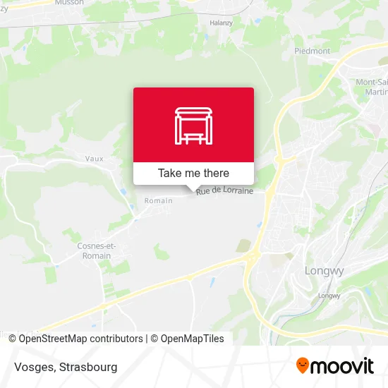 Vosges map
