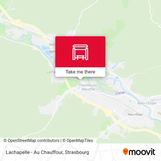 Lachapelle - Au Chauffour map