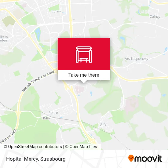 Hopital Mercy map