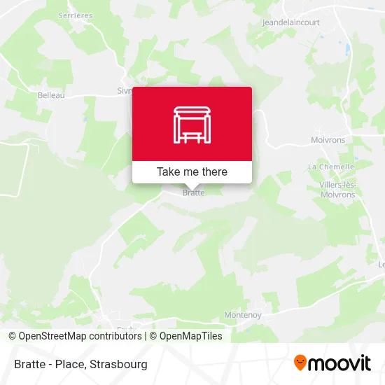 Bratte - Place map