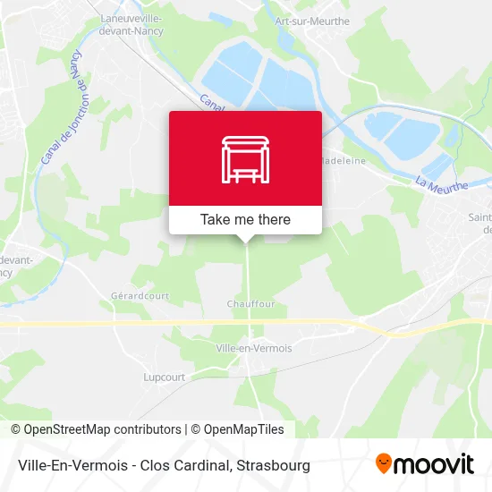 Ville-En-Vermois - Clos Cardinal map