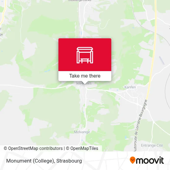 Monument (College) map