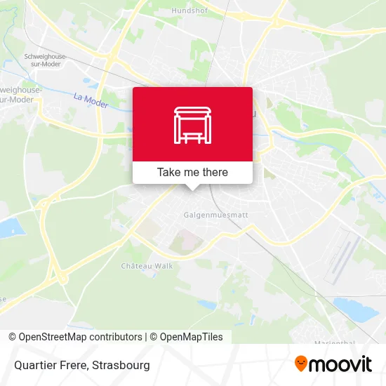 Quartier Frere map