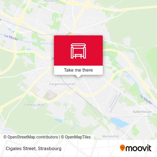 Rue Des Cigales map