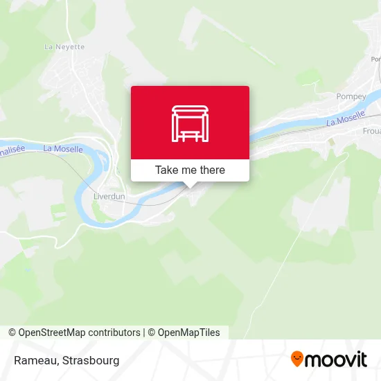 Mapa Rameau