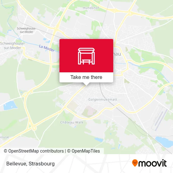 Bellevue map