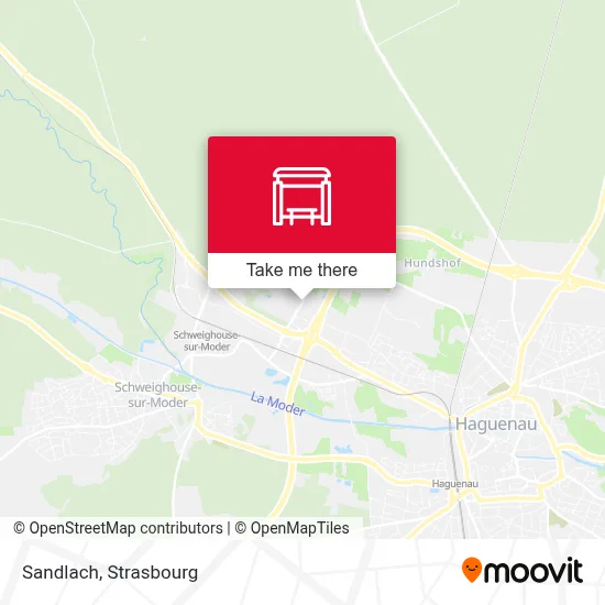 Sandlach map