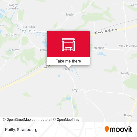 Poilly map