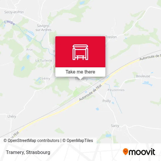 Tramery map