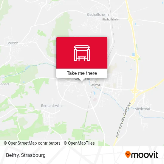 Beffroi map