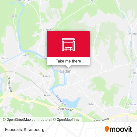 Ecossais map