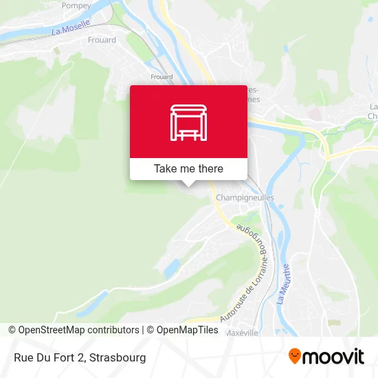 Mapa Rue Du Fort 2