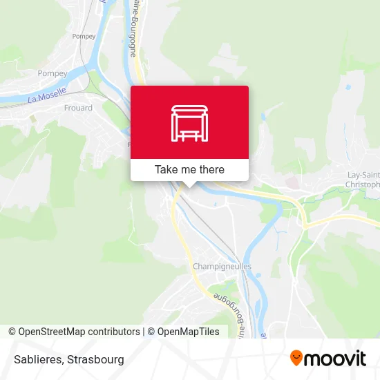 Sablieres map