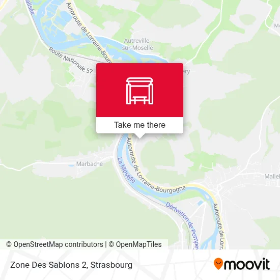 Zone Des Sablons 2 map