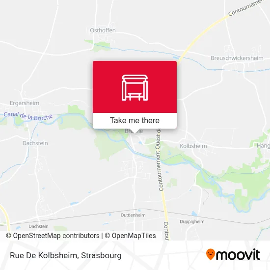 Mapa Rue De Kolbsheim