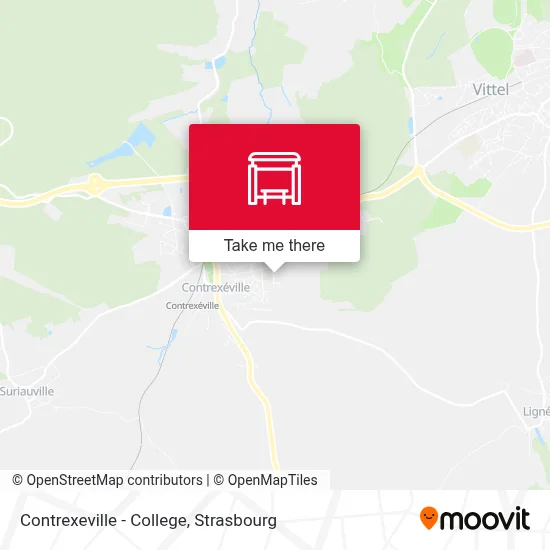 Contrexeville - College map