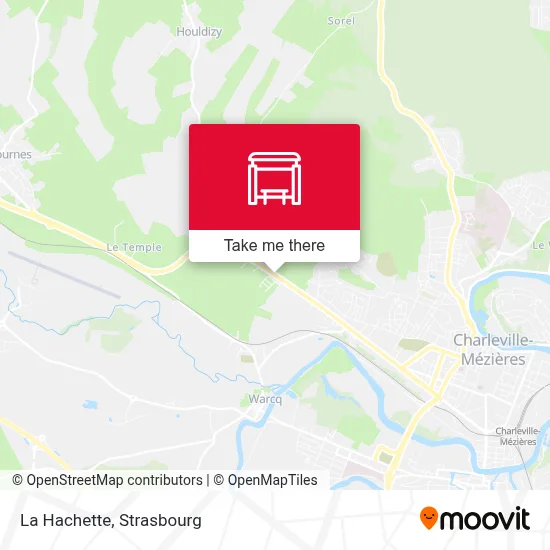 La Hachette map