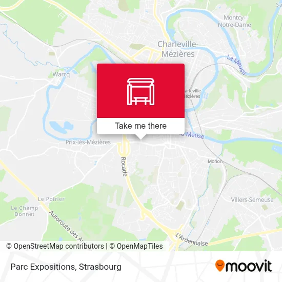 Parc Expositions map